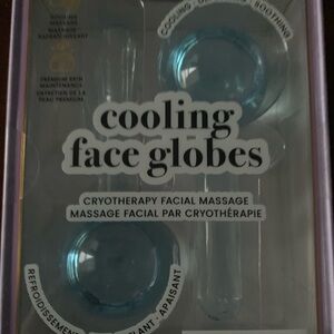 NEW- Premium Cooling Face Globes - Tranquil Blue